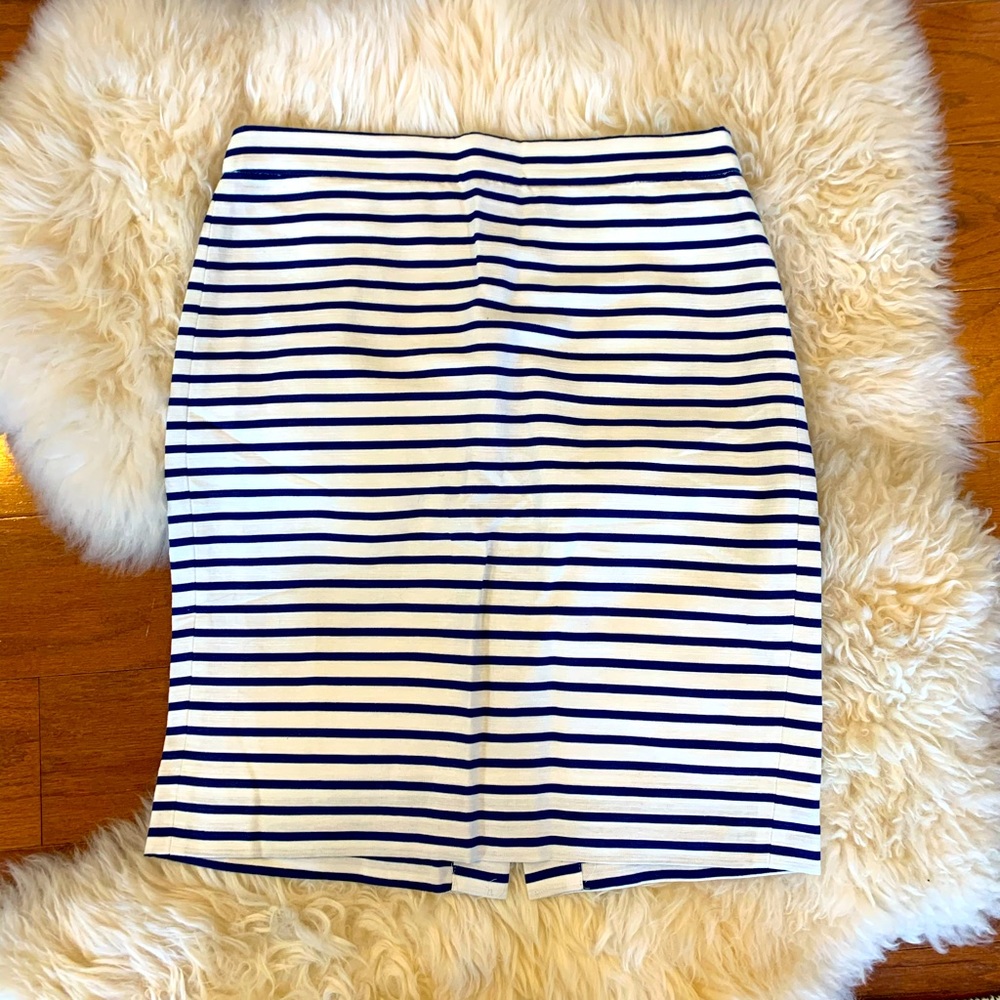 Striped pencil skirt from JCrew